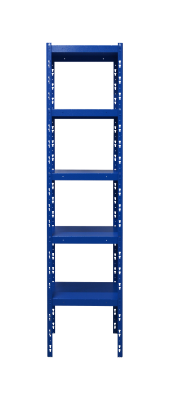 Kovový policový regál 2500 x 600 x 400 mm, nosnost police 335 kg - Barva: RAL 7016 antracit, Počet polic: 4