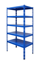 Kovový policový regál 2000 x 750 x 600 mm, nosnost police 335 kg