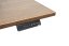 Polohovací stůl dvoumotorový - stolová deska 1400x700x25 mm - Barva desky: Buk, Barva podnože: Černá