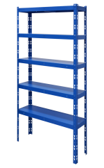 Kovový policový regál 2000 x 1000 x 300 mm, nosnosť police 335 kg
