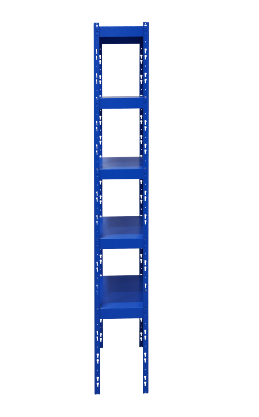 Kovový policový regál 2000 x 750 x 400 mm, nosnost police 335 kg - Barva: RAL 5015 modrá, Počet polic: 6