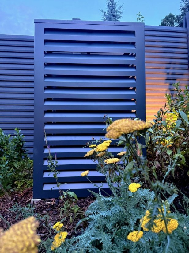 Kryt klimatizácie a jednotky tepelného čerpadla na zem antracit veľ. L