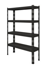 Kovový policový regál1500 x 1000 x 300 mm, nosnost police 335 kg
