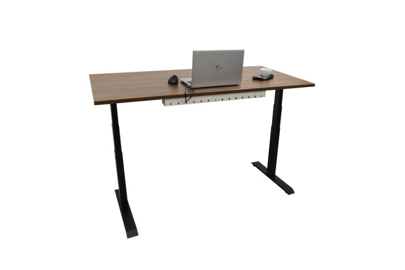Kovový kabelový organizér 750 mm - Barva: Černá