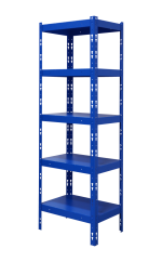 Kovový policový regál 1800 x 750 x 300 mm, nosnost police 335 kg