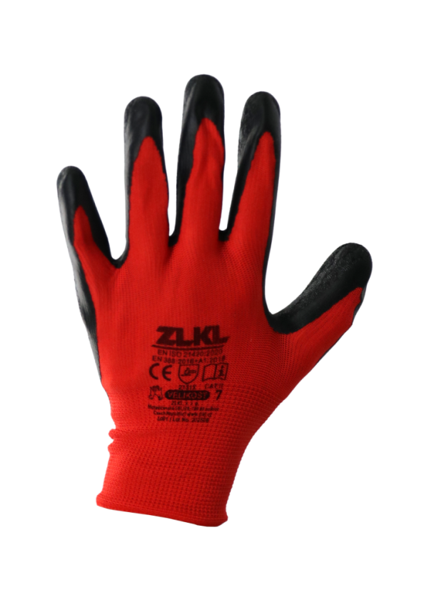 Pracovní rukavice červené
