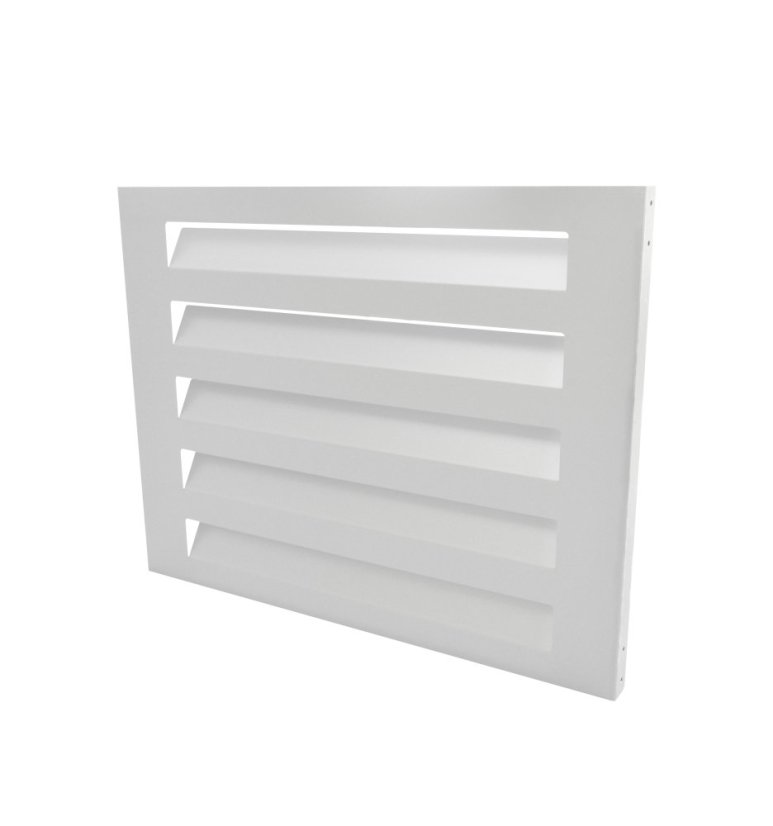 Kryt klimatizace a jednotky tepelného čerpadla přední/zadní - Barva: RAL 9010 bílá, Velikost: M