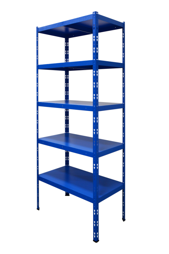 Kovový policový regál 2500 x 750 x 600 mm, nosnost police 335 kg - Barva: RAL 7035 šedá, Počet polic: 6