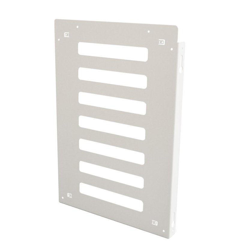 Kryt klimatizace a jednotky tepelného čerpadla boční - Barva: RAL 9010 bílá, Velikost: M