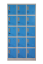 Šatníková skrinka s 15 boxmi 1850 mm x 900 mm x 400 mm - Farba: RAL 7035 sivá