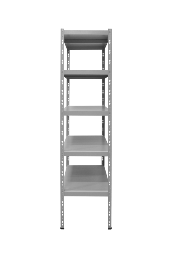 Kovový policový regál 2500 x 750 x 600 mm, nosnost police 335 kg - Barva: RAL 7035 šedá, Počet polic: 6