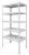Kovový policový regál 2000 x 1000 x 600 mm, nosnosť police 335 kg