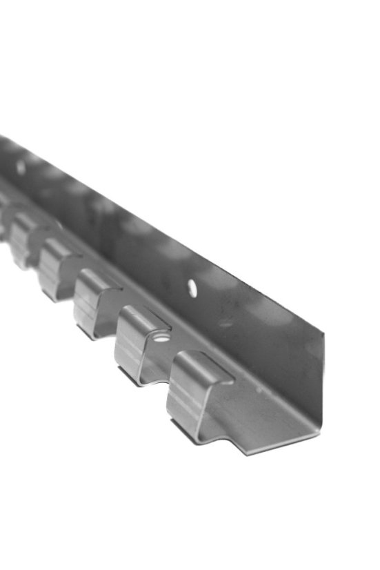 Hřebenová lišta pro lamelové clony nerez