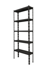 Kovový policový regál 2500 x 1000 x 400 mm, nosnosť police 335 kg