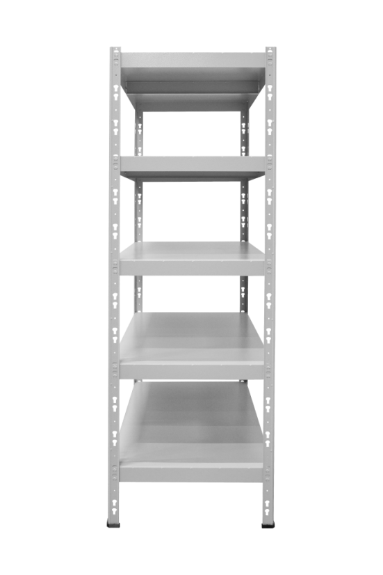 Kovový policový regál 1800 x 750 x 500 mm, nosnost police 335 kg - Barva: RAL 7016 antracit, Počet polic: 4