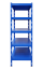 Kovový policový regál 1800 x 750 x 500 mm, nosnost police 335 kg - Barva: RAL 7016 antracit, Počet polic: 4