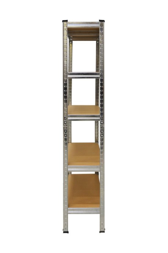 Kovový regál s MDF policami  1800 x 1200 x 450 mm, nosnosť police 125 kg