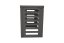 Kryt klimatizácie a jednotky tepelného čerpadla na zem antracit veľ. S