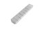 Kovový káblový organizér 440 mm - Farba: RAL 9005 čierna