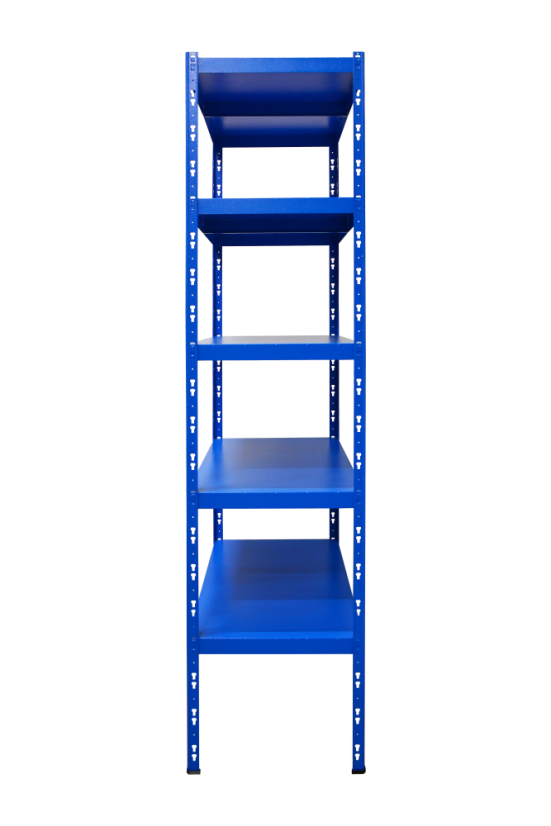 Kovový policový regál 2500 x 750 x 600 mm, nosnost police 335 kg - Barva: RAL 7035 šedá, Počet polic: 6