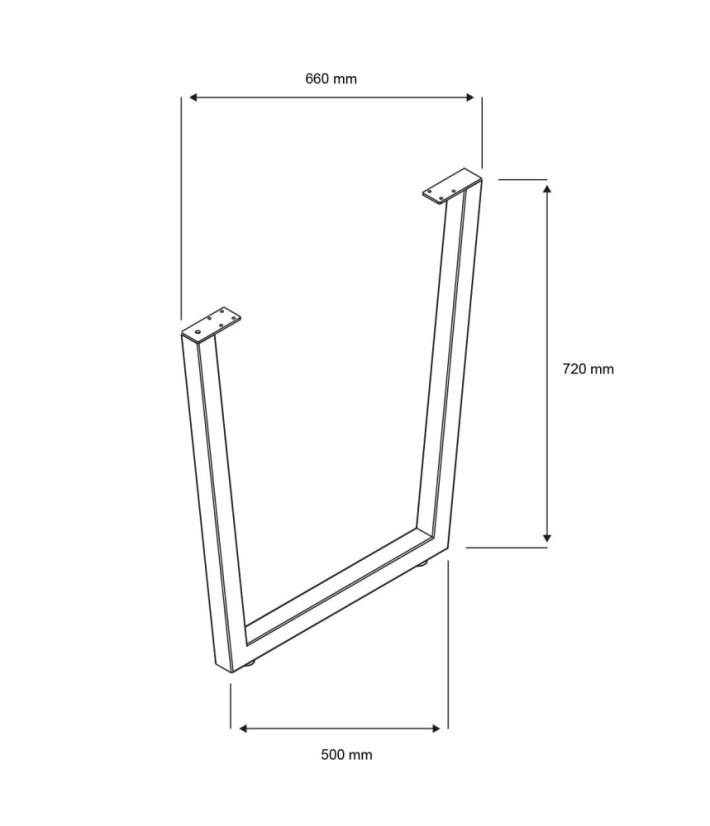 Pevná stolová podnož