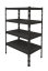 Kovový policový regál 1500 x 750 x 600 mm, nosnost police 335 kg - Barva: RAL 5015 modrá, Počet polic: 6