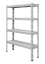 Kovový policový regál 1500 x 1000 x 400 mm, nosnosť police 335 kg - Farba: RAL 7035 biela, Počet polic: 4