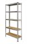 Kovový regál s MDF policami  1800 x 900 x 300 mm, nosnosť police 125 kg