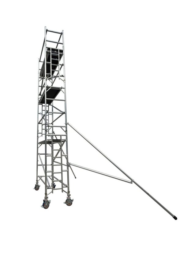 Pojazdné hliníkové lešenie 750 mm 6,5 m/7,4 m
