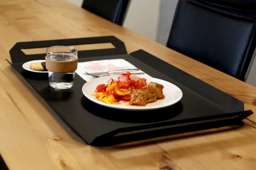 Servírovací hliníkový podnos 600 x 400 mm