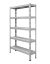 Kovový policový regál 1800 x 1000 x 400 mm, nosnost police 335 kg - Barva: RAL 7035 bílá, Počet polic: 6