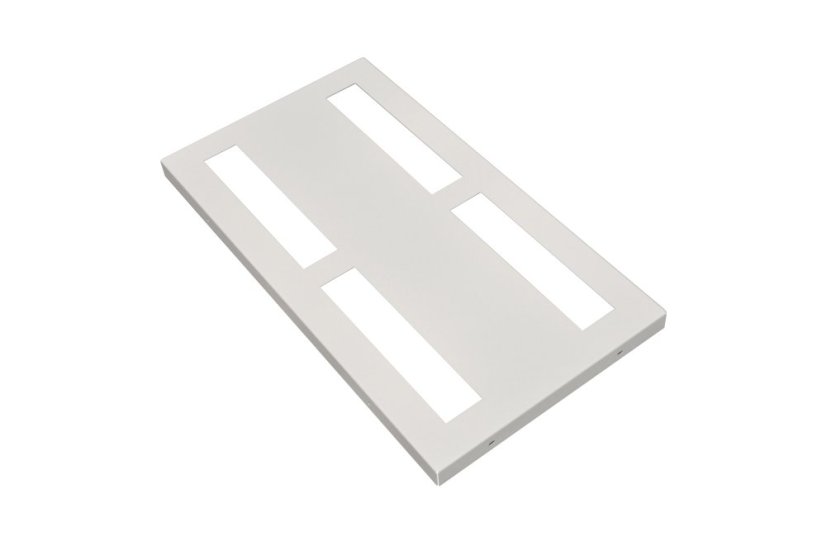 Kryt klimatizace a jednotky tepelného čerpadla na zeď bílý vel. M