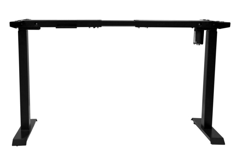 Jednomotorová nastavitelná stolová podnož - Barva: RAL 9005 černá