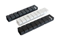 Kovový káblový organizér 440 mm