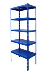 Kovový policový regál 2500 × 1000 × 600 mm, nosnosť police 335 kg