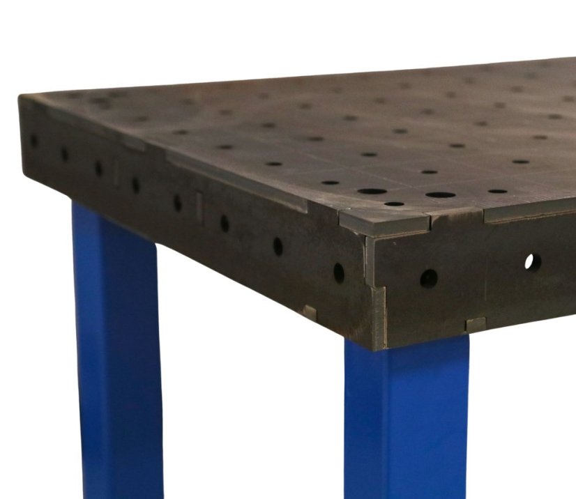 Zvárací stôl profi 1200 x 800 x 100 mm kompletne zvarený, 12 mm
