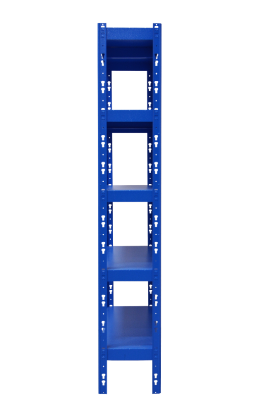 Kovový policový regál 1800 x 1000 x 300 mm, nosnosť police 335 kg - Farba: RAL 7035 sivá, Počet polic: 4