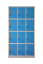 Šatníková skrinka s 12 boxmi 1850 mm x 900 mm x 400 mm - Farba: RAL 7035 sivá