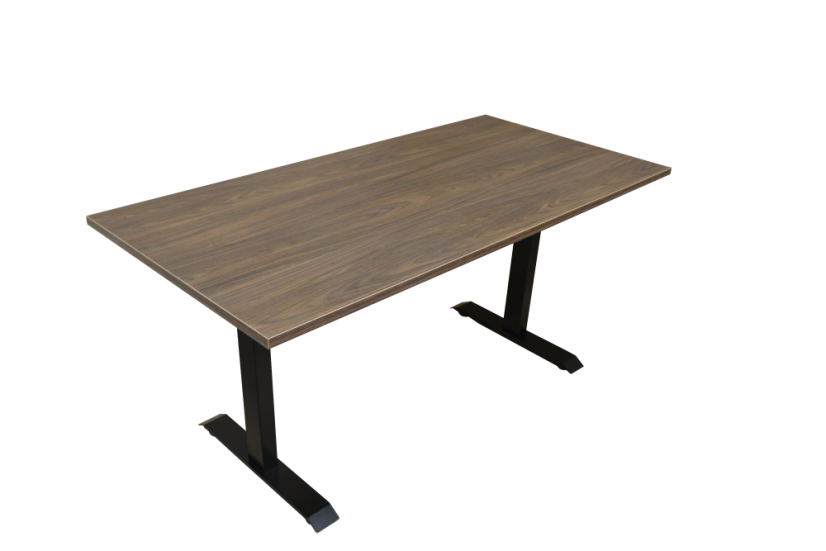 Polohovací stůl jednomotorový 1400 x 700 mm - Barva podnože: RAL 9010 bílá, Barva desky: bílá