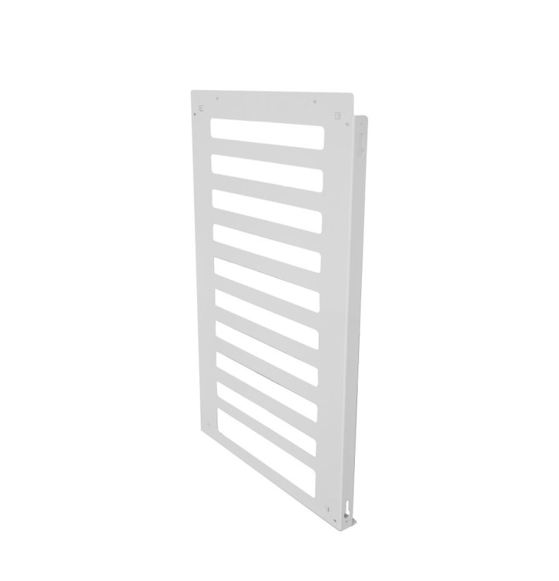 Kryt klimatizace a jednotky tepelného čerpadla na zeď bílý vel. M