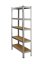 Kovový regál s MDF policemi  1800 x 900 x 400 mm, nosnost police 125 kg