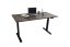 Polohovací stôl dvojmotorový 1600 x 800 mm - Farba dosky: buk, Farba podnože: šedá