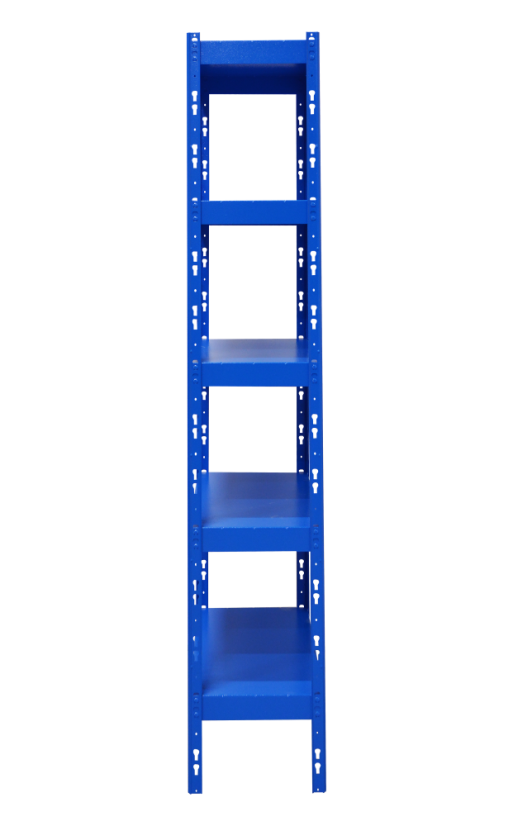 Kovový policový regál 1800 x 750 x 400 mm, nosnosť police 335 kg - Farba: RAL 7035 sivá, Počet polic: 4