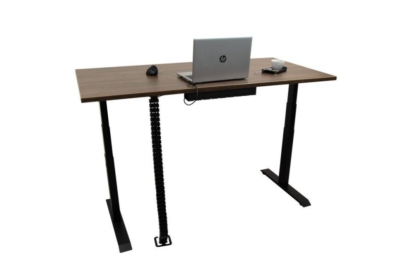 Kovový káblový organizér 440 mm - Farba: RAL 9005 čierna
