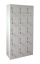 Šatníková skrinka s 15 boxmi 1850 mm x 900 mm x 400 mm - Farba: RAL 7035 sivá