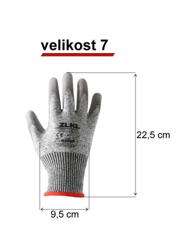 Protiporézne rukavice - Veľkosť: 10 (XL)