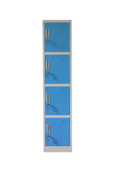 Šatníková skrinka so 4 boxmi 1850 mm x 380 mm x 450 mm