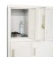 Šatníková skrinka s 12 boxmi 1850 mm x 900 mm x 400 mm - Farba: RAL 7035 sivá