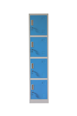 Šatní skříňka se 4 boxy 1850 mm x 380 mm x 450 mm