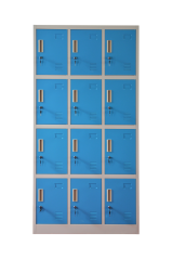 Šatní skříňka s 12 boxy 1850 mm x 900 mm x 400 mm